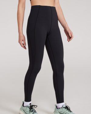 Womens Compression Leggings - Black