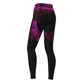 Women's Cycling Tights Bike Pants Tights Mountain Bike MTB Road Bike Cycling Sports Graphic Thermal Warm 3D Pad Warm Breathable Yellow Red Clothing Apparel Bik