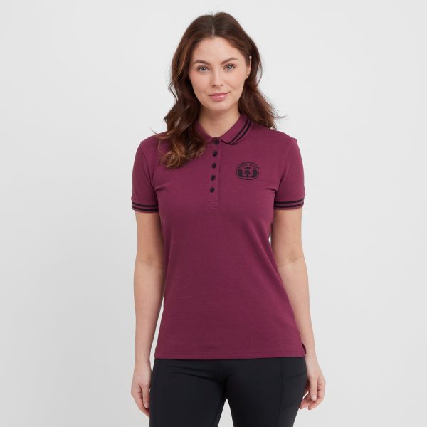 Women's Faith Polo Top, Red