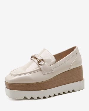 Women's Flatform Loafers in Patent Leather