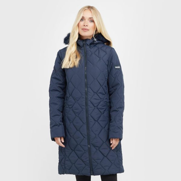 Women's Fritha III Insulated Parka Jacket, Blue