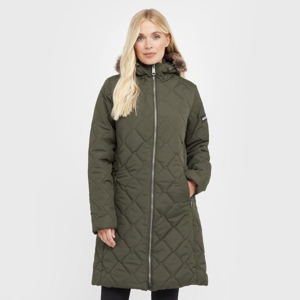 Women's Fritha III Insulated Parka Jacket, Green