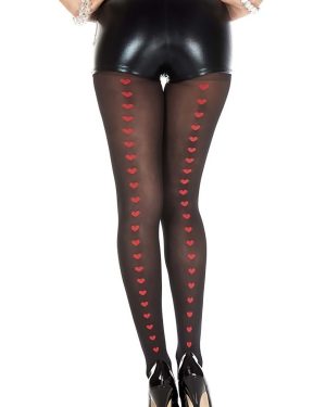 Women's Heart Backseam Tights | Stockings and Tights