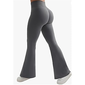 Women's Leggings Athleisure Full Length High Waist Plain Elastic Waist Comfy Soft Comfortable Stretchy Yoga Black White Coffee Gray Summer Spring Slim Fit