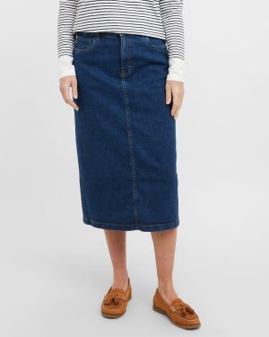 Women's Mia Denim Midi Skirt