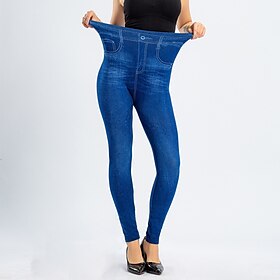 Women's Normal Bell Bottom Tights Leggings Fashion Ankle-Length High Waist Solid Color Tummy Control Butt Lift Comfort Stretchy Casual Weekend Black Blue Skinn