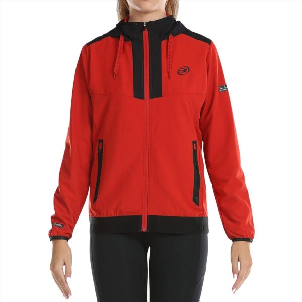 Womens Paprika Red Bullpadel Ofita Anorak