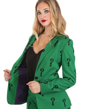 Women's Riddler Blazer | Riddler Fancy Dress Costumes