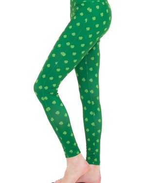 Women's Tipsy Elves Shamrock Leggings