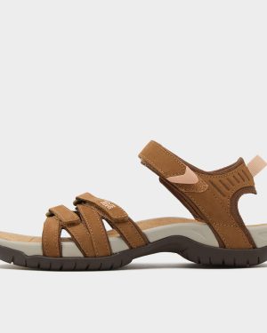 Women's Tirra Leather Sandals, Brown