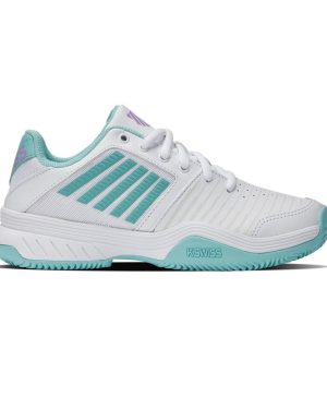 Womens White And Blue K-swiss Court Express Hb 96750117 Shoes