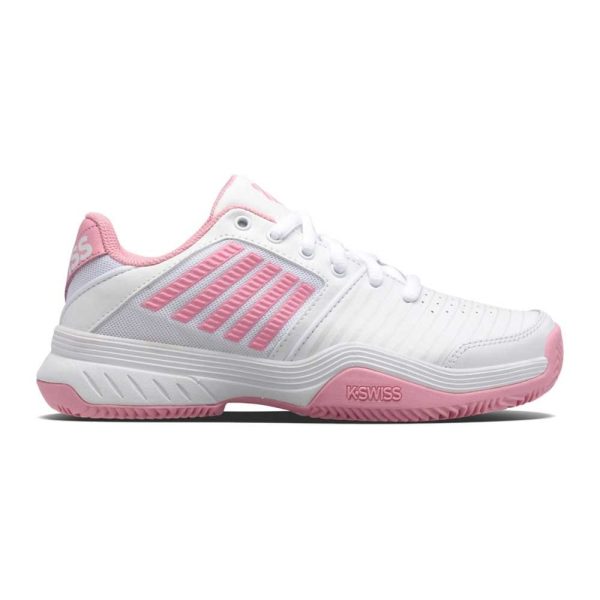 Womens White And Pink K-swiss Court Express Hb 96750959 Shoes