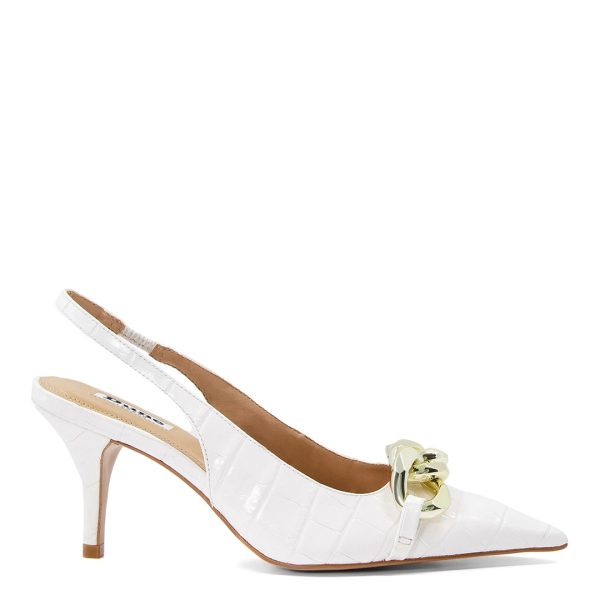 Women's White Canary Court Shoes