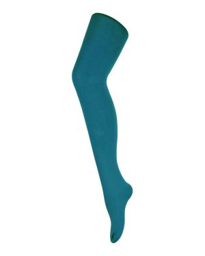 (X-Large, Teal) Sock Snob Womens 80 Den Opaque Coloured Winter Fashion Tights