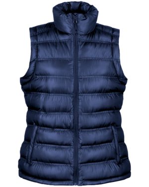 (XL, Navy Blue) Result Ladies/Womens Ice Bird Padded Bodywarmer / Gilet Jacket