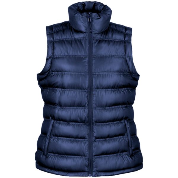 (XL, Navy Blue) Result Ladies/Womens Ice Bird Padded Bodywarmer / Gilet Jacket