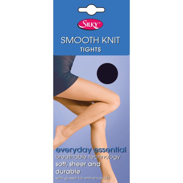(XX-Large (54â -60â ), Barely Black) Silky Womens/Ladies Smooth Knit Tights Extra Size (1 Pairs)