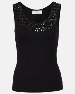 Xu Zhi Laurel embellished tank top