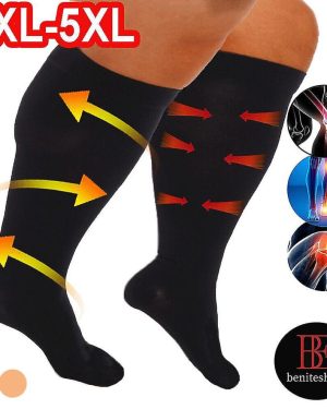 Xxl-5xl Sport Compression Stockings Support Stockings Travel Stockings Thrombosis Stockings 2023 2024 New 2023 2024 New