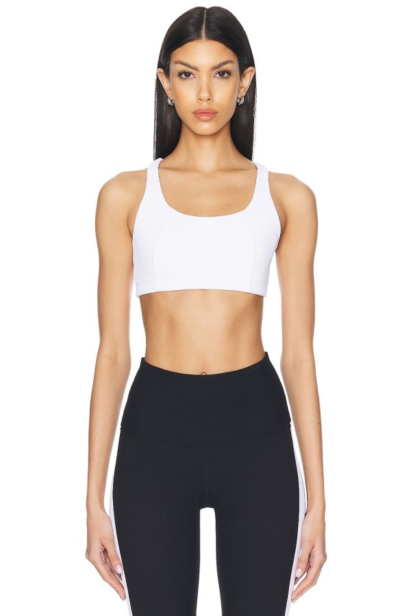 YEAR OF OURS Thermal Lily Bra in Ivory - White. Size L (also in M, S, XS).