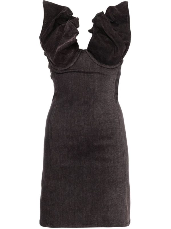 Y/PROJECT Denim Mini Dress