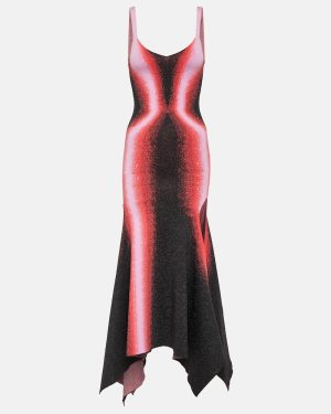 Y/Project Printed knitted midi dress