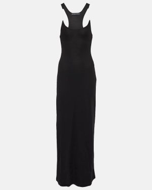 Y/Project Ribbed-knit cotton maxi dress