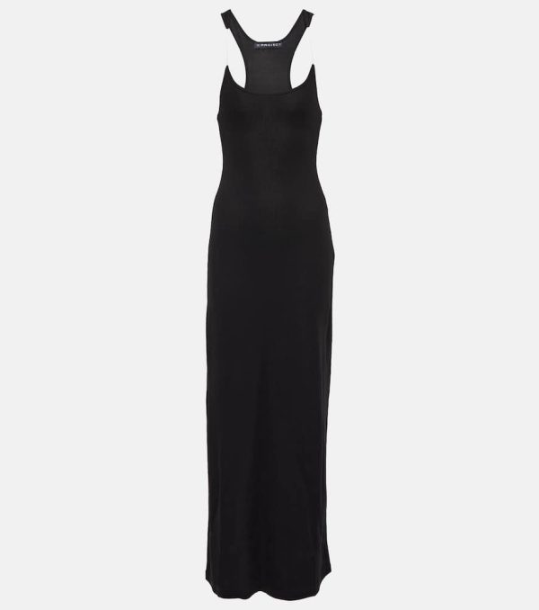 Y/Project Ribbed-knit cotton maxi dress
