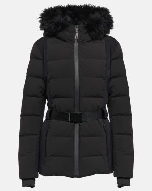 Yves Salomon Belted ski jacket
