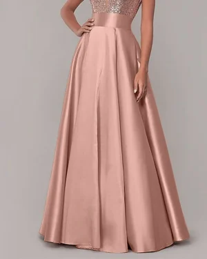 ZANZEA Stylish Women High Waist A-line Long Skirts Summer OL Work Skirt Jupe Female Solid Party Maxi Skirts Faldas Saia