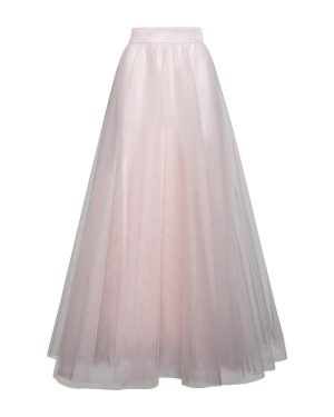 ZIMMERMANN | Pale pink tulle maxi skirt | Women | 3