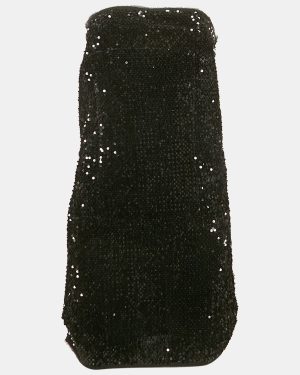 Zadig & Voltaire Black Sequin Raleg Mini Tube Dress M