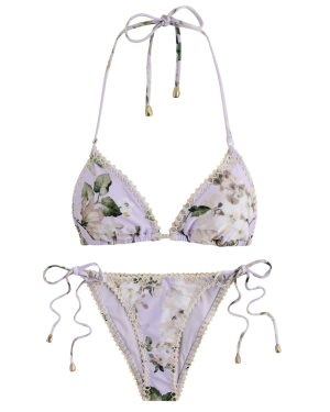 Zimmermann Acacia Floral-print Bikini - Multi Floral - 00 (UK 6 /xs)