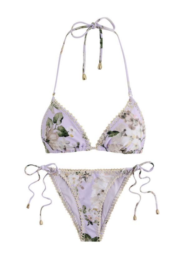 Zimmermann Acacia Floral-print Bikini - Multi Floral - 00 (UK 6 /xs)