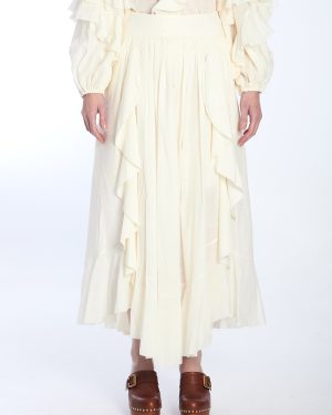 Zimmermann Acacia Ruffle Maxi Skirt