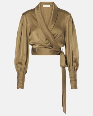 Zimmermann Silk wrap top