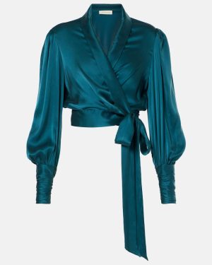 Zimmermann Silk wrap top