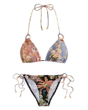 Zimmermann Tallow Floral-print Bikini - Multi Print - 0 (UK 8 / S)