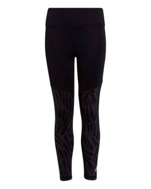 adidas AEROREADY Training Stretch Graphic Tights K - Black