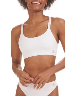 adidas Active Micro Flex Scoop Lounge Bra - Grey