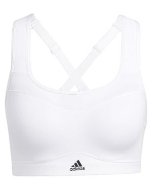 adidas High Impact Sports Bra Womens - White