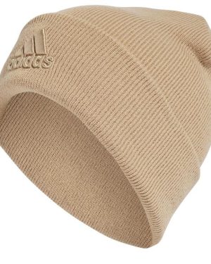 adidas Logo Beanie Adults - Beige