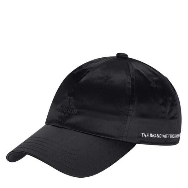 adidas Satin Baseball Cap Juniors - Black