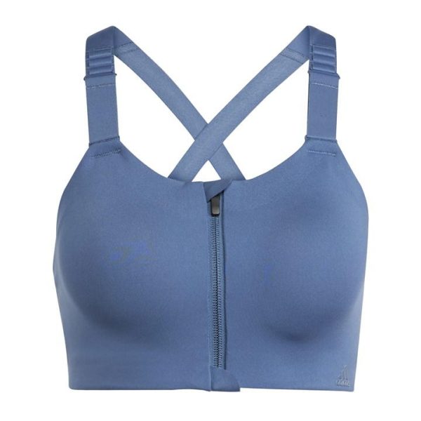 adidas TLRD Impact Luxe Training High-Support Sports Bra Womens - Grey
