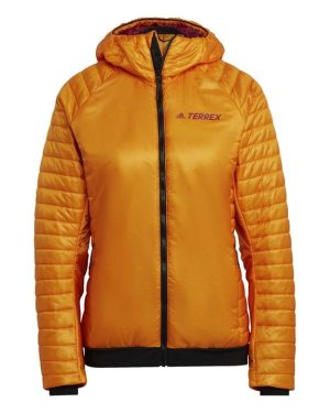 adidas Techrock Primaloft Insulated Padded Jacket Womens - Orange