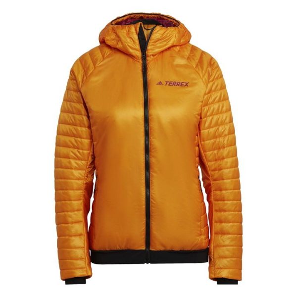 adidas Techrock Primaloft Insulated Padded Jacket Womens - Orange