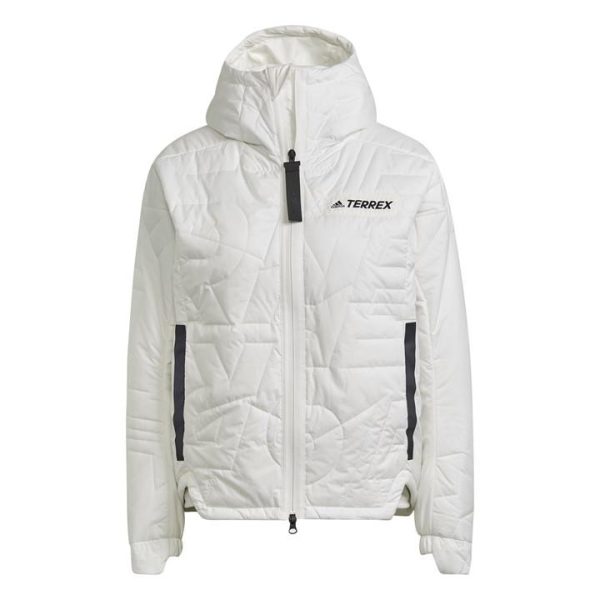 adidas Terrex MYSHELTER PrimaLoft Hooded Padded Jacket Womens - White
