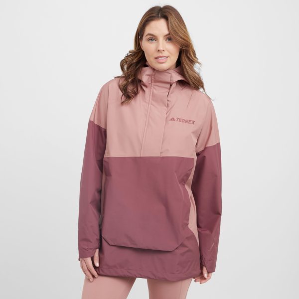 adidas Terrex Women's Xploric 2.5L Climaproof Anorak, Pink