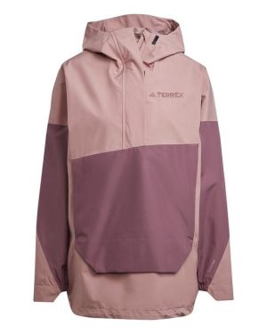 adidas Terrex Xploric 2.5L Climaproof Anorak Womens - Pink