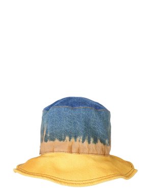 alberta ferretti bucket hat with tie dye print